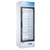 Omcan USA 59035 13.5 Cu. Ft. Stainless Steel 1-Section Reach-In Aurora Display Refrigerator - 110 Volts