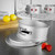 Fat Daddio's PSF-83 8" W x 3" D Anodized Aluminum Fat Daddio's - Round Springform Pan