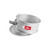 Fat Daddio's PSF-83 8" W x 3" D Anodized Aluminum Fat Daddio's - Round Springform Pan