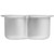 Fat Daddio's PHT-L83 8" W x 3" D Anodized Aluminum Heart Shape Pan