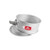 Fat Daddio's PSF-103 10" W x 3" D Anodized Aluminum Fat Daddio's - Round Springform Pan