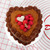 Fat Daddio's PHT-83 8" W x 3" D Anodized Aluminum Heart Shape Pan