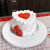 Fat Daddio's PHT-83 8" W x 3" D Anodized Aluminum Heart Shape Pan