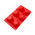Fat Daddio's SMF-034 1.41 Oz. Silicone 6-Compartment Brioche Baking Molds
