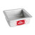 Fat Daddio's PSQ-552 27.71 Oz. Aluminum 14 Gauge Square Solid Bottom Cake Pans