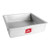 Fat Daddio's PSQ-992 89.77 Oz. Aluminum 14 Gauge Square Solid Bottom Cake Pans