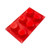 Fat Daddio's SMF-023 1.33 Oz. Silicone 6-Compartment Muffin Baking Molds