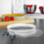 Fat Daddio's PFT-425 4.25" W x 1" D Anodized Aluminum Removable Bottom Fat Daddio's - Fluted Tart Pan