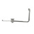 Component Hardware D50-7215 3.5" Sink Opening Nickel Plated Cast Brass Body Encore Twist Handle Waste Outlet