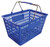 Omcan USA 13023 50 Lbs. Blue Shopping Hand Basket