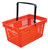Omcan USA 21183 35 Lbs. Capacity Red Shopping Basket