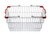 Omcan USA 13022 50 Lbs. Chrome Shopping Hand Basket