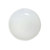 Thunder Group 1004TW 4 Oz. Imperial White Melamine Round Plate
