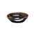 Thunder Group 3955TM 9 Oz. Melamine Tenmoku Flat Bowl