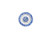 Thunder Group 1006DL 6" Dia. Blue Dragon Melamine Round Plate