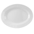 Thunder Group 2112TW 16 Oz. Imperial White Oval Melamine Platter