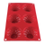 Thunder Group PLBM005S 3.09 Oz. Red (6) Sunflower Cavities High Heat Silicone Baking Mold