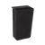 Thunder Group PLBC0013B Black Plastic Bus Cart Trash Bin for PLBC3316 and PLBC4019