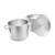 Thunder Group ALSKDB001 8 Qt. Aluminum Mirror Finish with Inset and Cover Double Boiler Set