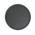 Thunder Group PLFT1100BK 11" Dia. Black Fiberglass Round Serving Tray