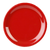 Thunder Group CR107PR 7.25" Dia. Pure Red Melamine Round Narrow Rim Plate