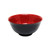 Thunder Group 5560JBR 24 Oz. Two Tone Melamine Round Donburi or Soba Soup Bowl