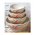 Thunder Group 3706 12.5 Oz. Gold Orchid Melamine Round Wave Rice Bowl