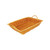 Thunder Group PLBN1611T 3" H x 16" W x 11" D Natural Tan Polypropylene Handwoven Rectangular Basket with Handles