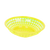 Thunder Group PLBK008Y 8" Dia. Yellow Polypropylene Round Fast Food Basket