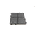 Thunder Group PLIM1212SM 12" x 12" Black Light Weight Bar Mat