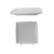 Thunder Group 29006WT 6" x 6" White Square Melamine Classic Plate