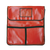 Thunder Group PLPB024 24" x 24" x 5" Red Artificial Leather Pizza Delivery Bag