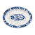 Thunder Group 2009DL 9" W x 6.63" D Melamine Blue Dragon Oval Platter
