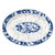 Thunder Group 2016DL 16" W x 11.63" D Melamine Blu Dragon Oval Platter