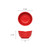 Thunder Group 39055PR 19 Oz. Pure Red Melamine Bowl