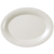 Thunder Group AD214WS 14" W x 10" D Melamine Oval San Marino Platter