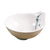 Thunder Group 3501BB 7 Oz. Melamine Blue Bamboo Sauce Bowl