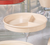 Thunder Group NS608-1T 8.25" Dia. NuStone Tan Melamine Round Divided Server