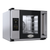 Cadco XAFT-04HS-TR 4 Pans Stainless Steel 1 Deck Half Size Bakerlux TOUCH Heavy-Duty Convection Oven - 208-240 Volts
