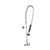 Component Hardware KL69-1000-BR 1.6 GPM Single Hole Wall Mount Encore Pre-Rinse Assembly