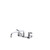Component Hardware KL54-8014-MK 8" Centers Stainless Steel Compression Wall Mount Encore Faucet