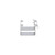 Component Hardware FR51-X015 1" x 2" x 2.25" Stainless Steel Flame Gard Type VI Filter Hook Kit