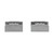 Component Hardware FR51-X015 1" x 2" x 2.25" Stainless Steel Flame Gard Type VI Filter Hook Kit
