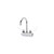Component Hardware KL45-4002-SE4 4" Centers Stainless Steel Gooseneck Spout Compression Wall Mount Encore Faucet
