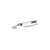 Component Hardware KE19-1000-RA1 3" Chrome Rigid Gooseneck Spout Wall Mount 0.5 GPM Encore Intelli-Flo Electronic Faucet