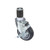 Component Hardware CMS4-3PBB 3" Dia. Blue Polyurethane Wheel Swivel Side Brake Medium Duty Expanding Stem Caster