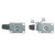 Component Hardware CSTPK-5RSP 5" Dia. Gray Polyurethane Plate Caster