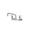Component Hardware KL54-8112-SE1Z 8" Centers Stainless Steel Ceramic Wall Mount Encore Faucet