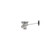 Component Hardware DSS-8000 3.5" Sink Opening Stainless Steel Encore Universal Rotary Waste Outlet