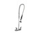 Component Hardware KL53-1000 1.6 GPM 8" Centers Encore Wall Mount Combo Pre-Rinse Assembly